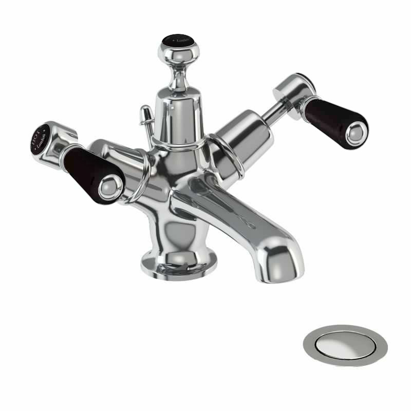 Kensington basin mixer with pop-up waste